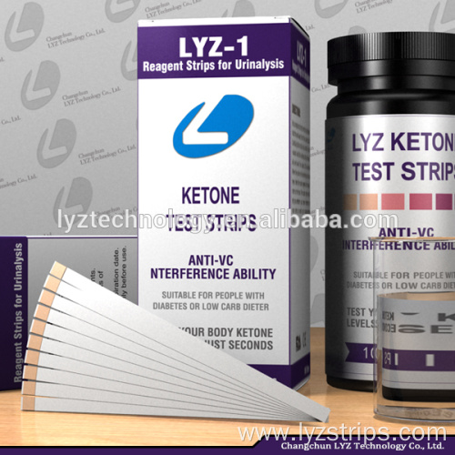 Urinalysis Ketone Test strips for loss weight